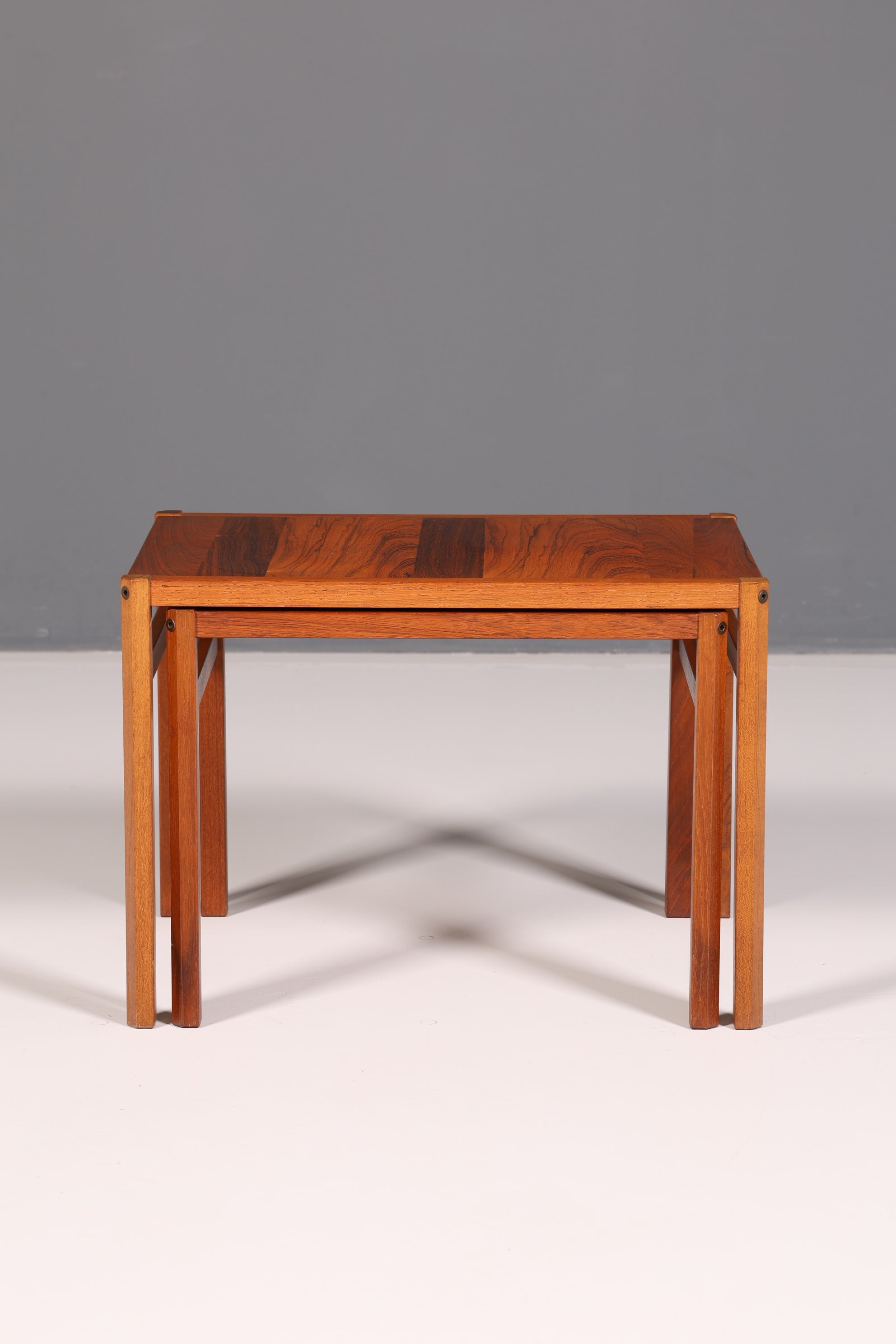 Filigranes Mid Century Tisch Set Couchtisch 2er Satz Ablagetisch Beistelltisch Satztische Vintage