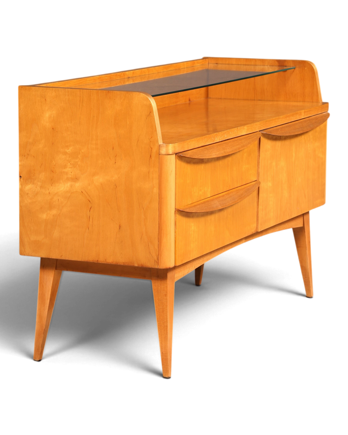 Original Hellerau Schrank Franz Ehrlich Mid Century Sideboard Lowboard DDR Design