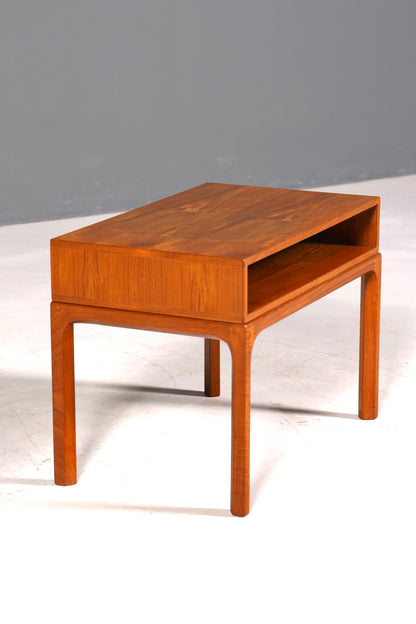 Wunderschöner Aksel Kjersgaard Beisteltlisch Mid Century Ablage Tisch Teak Holz Danish Design Nachttisch