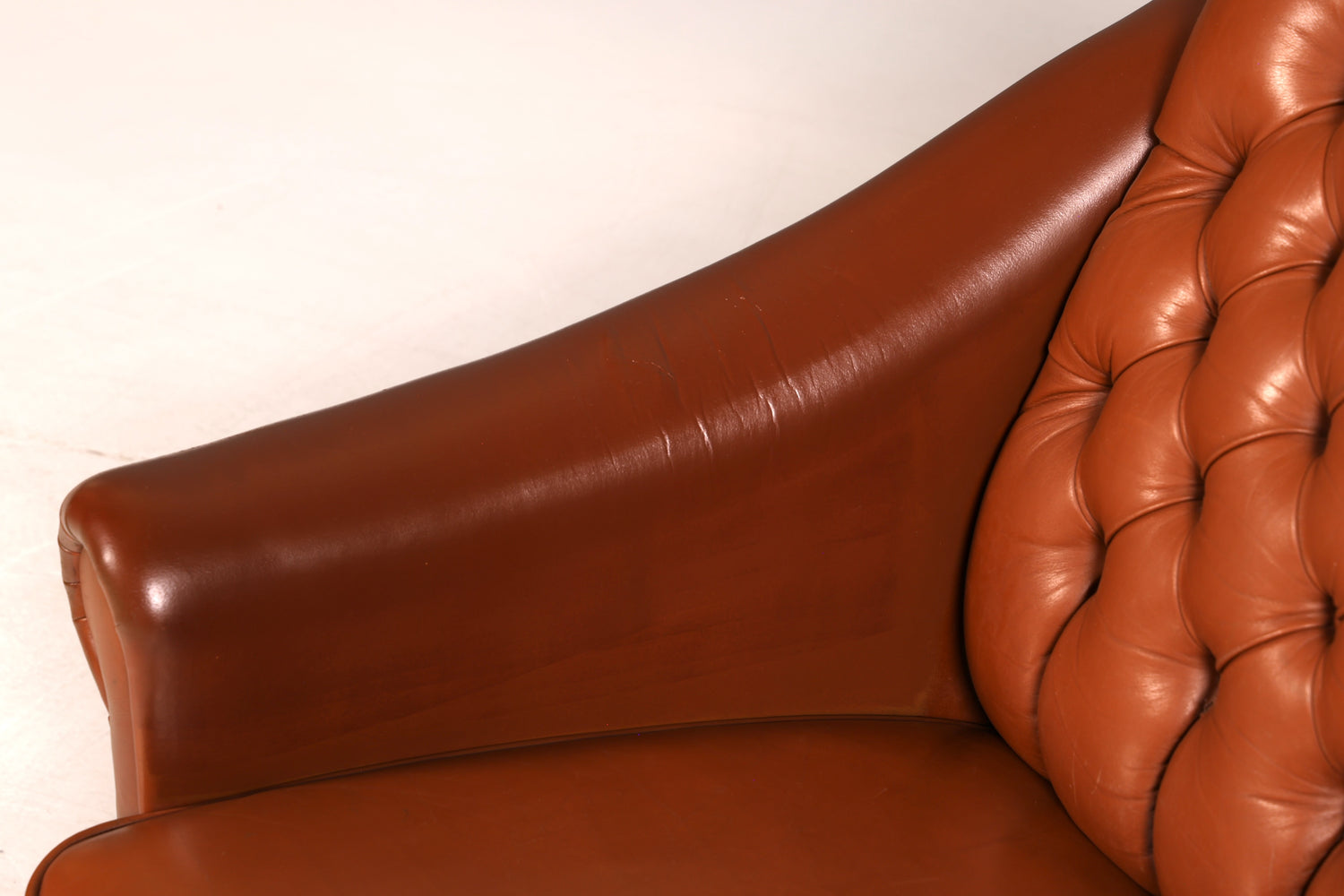 Stilvoller Original Chesterfield Sessel Englischer Armlehnsessel Englisch Herrensessel 1 von 2
