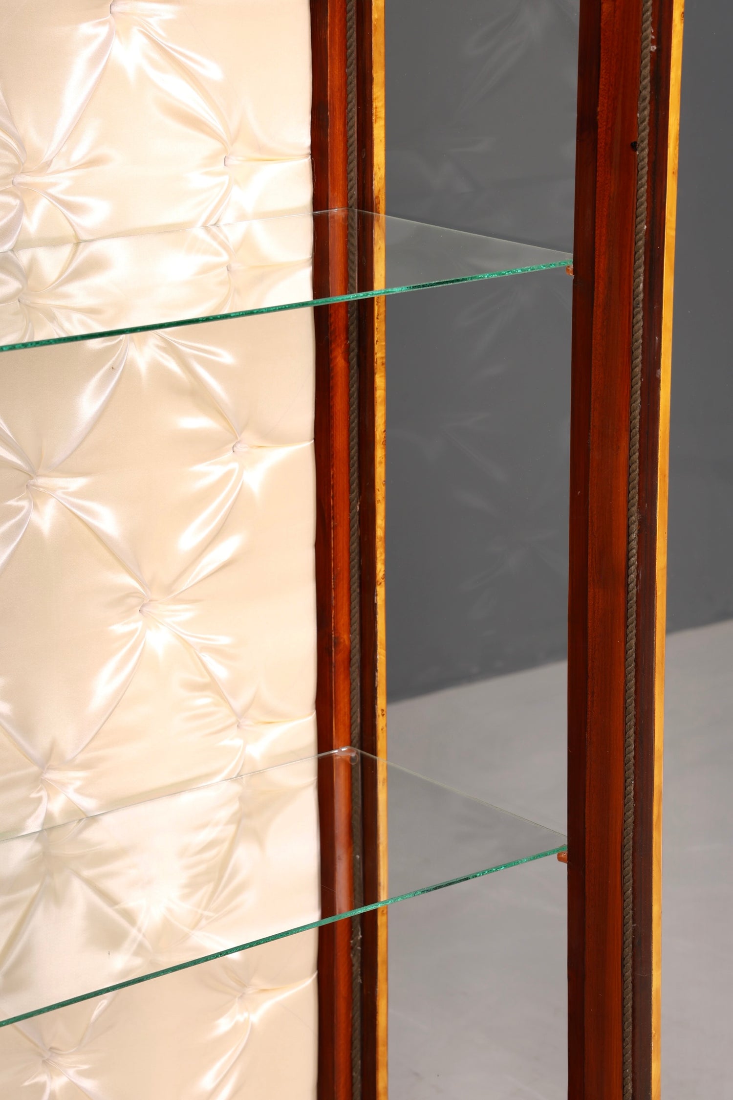 Beeindruckende Art Deco Design Vitrine Bücherregal Biedermeier Kult Regal Bookshelf Regal Glasschrank