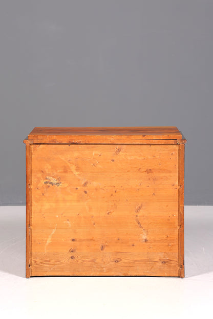 Stylish Louis Philippe chest of drawers, walnut, Biedermeier style, circa 1890