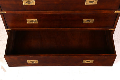 Traumhafte Maritime Kommode Englisch Military Chest Schiffskommode Antik Schrank Kolonialstil