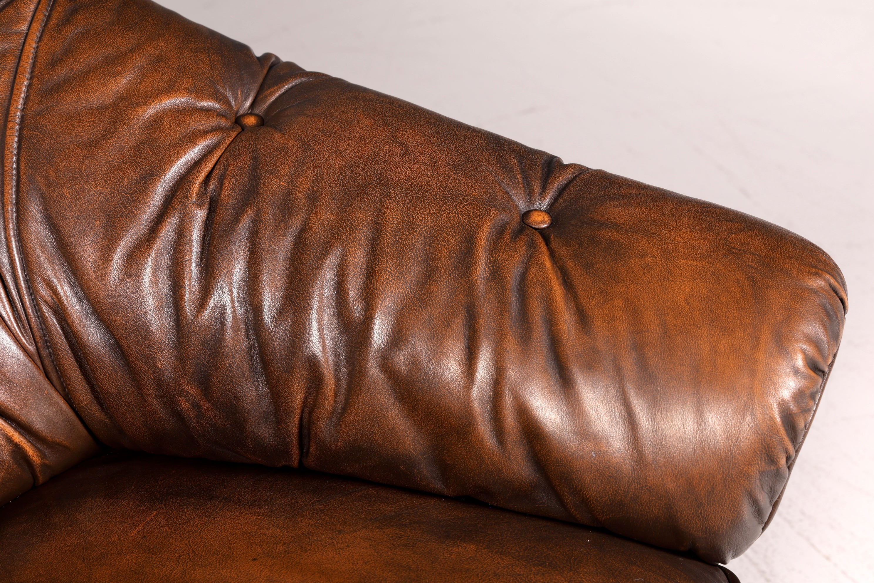 Wunderschöner Original Chesterfield Ledersessel Echt Leder Englisch Herrensessel Vintage