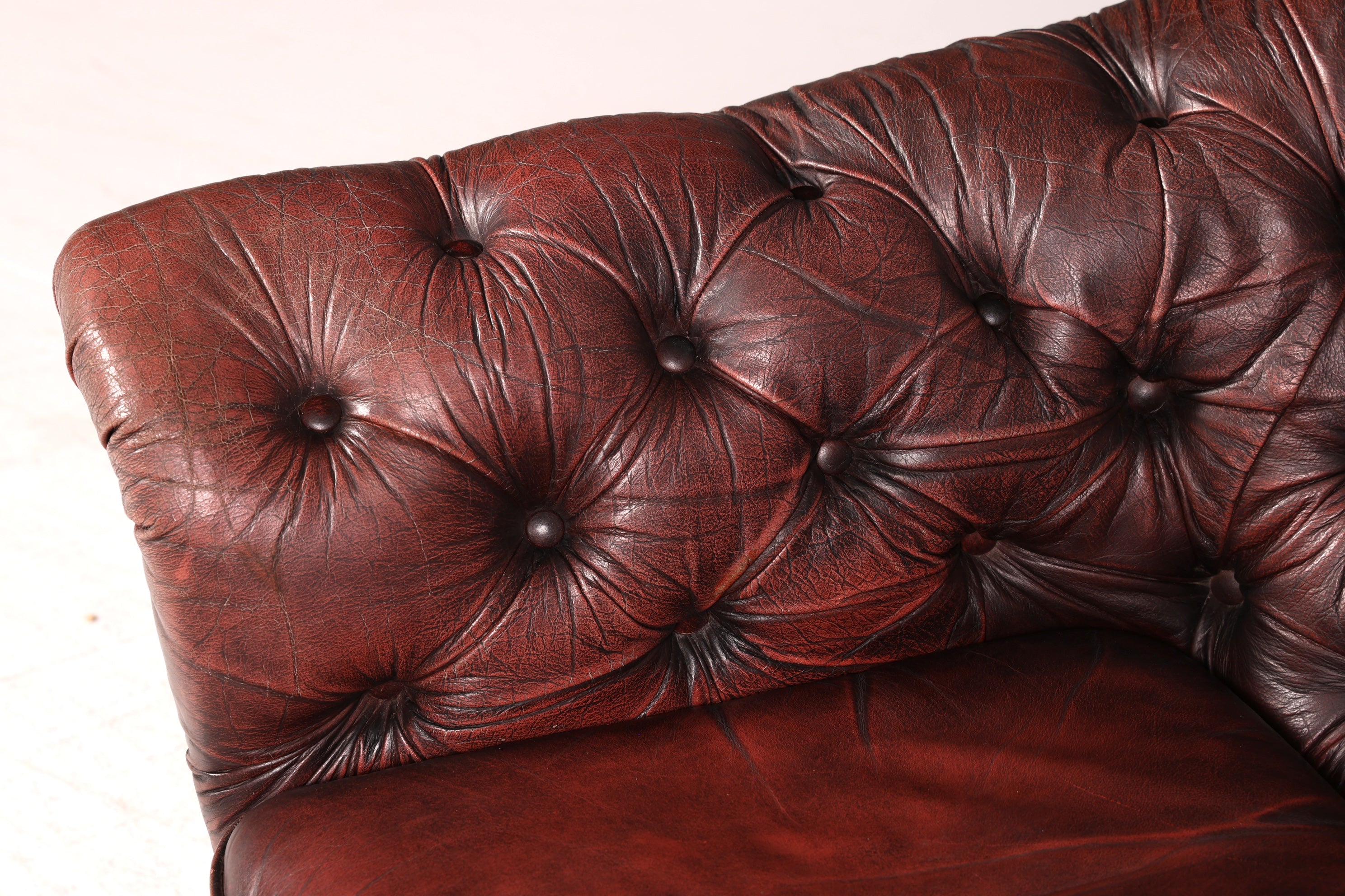 Stilvoller Original Chesterfield Sessel Englischer Armlehnsessel Englisch Herrensessel Antik Leder