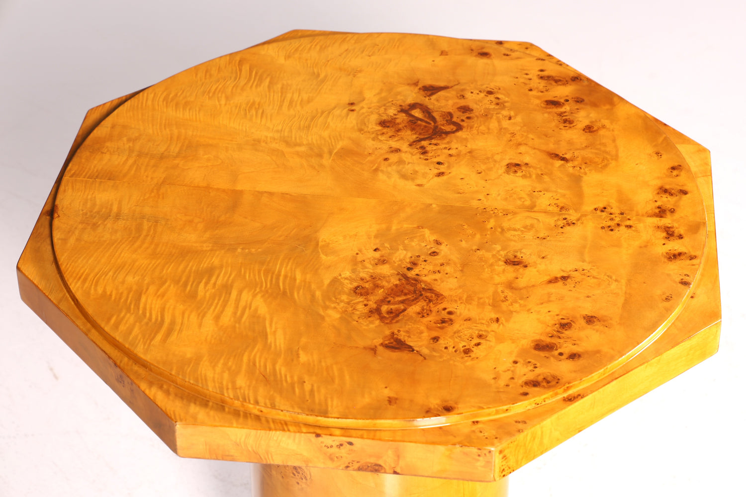 Dreamlike Art Deco style dining table, antique style, birch, kitchen table, dining room table