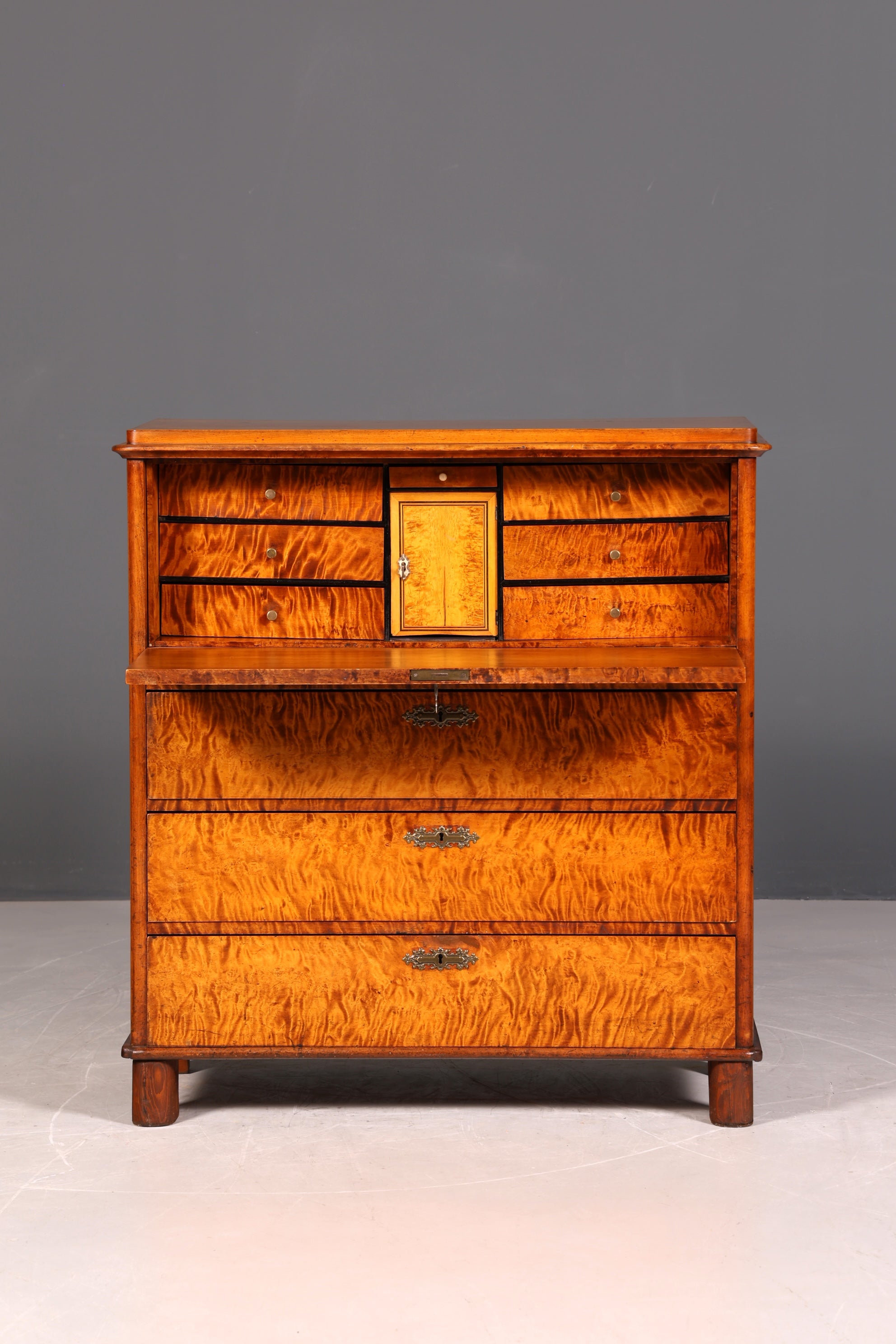 Wunderschöner Biedermeier Sekretär Gründerzeit Vertiko Antik Kommode Schreibkommode