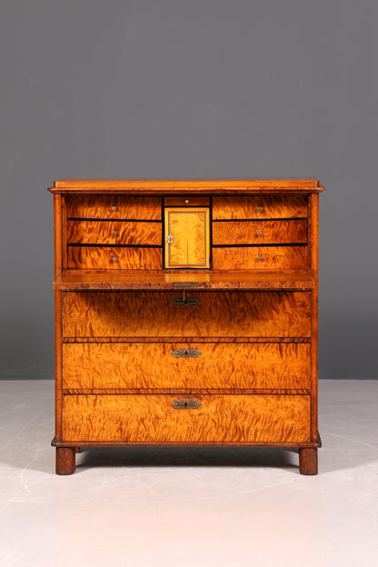 Wunderschöner Biedermeier Sekretär Gründerzeit Vertiko Antik Kommode Schreibkommode