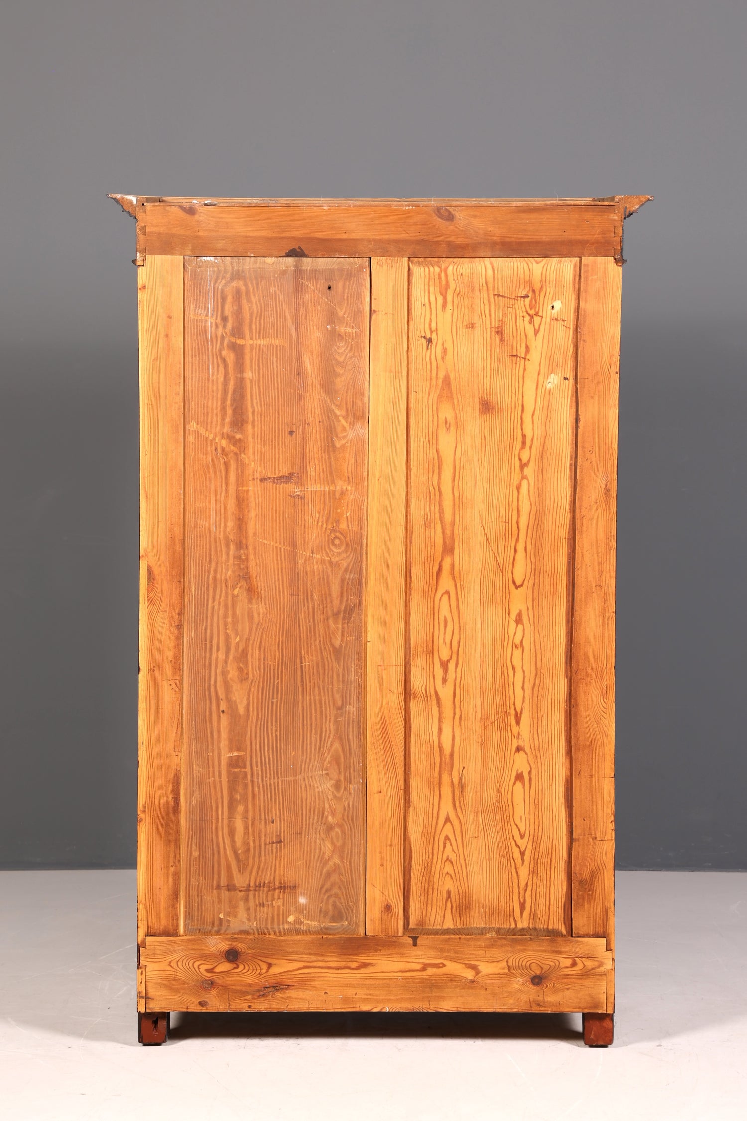 Traumhafter Gründerzeit Schrank Louis Philippe Antik Kleiderschrank Wäscheschrank Dielenschrank