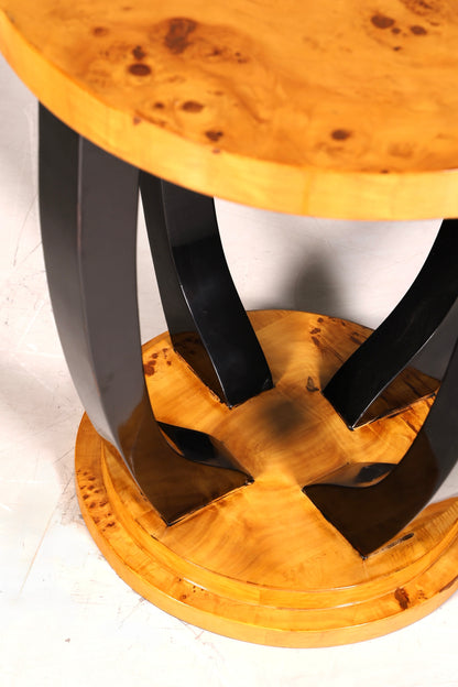 Traumhafter Art Deco Stil Beistelltisch Antik Stil Tisch Luxus Couchtisch Birke Ablagetisch