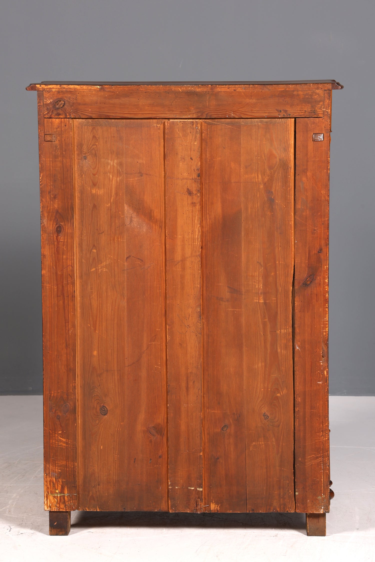 Fantastic Louis Philippe showcase antique Biedermeier cabinet made of real wood around 1880