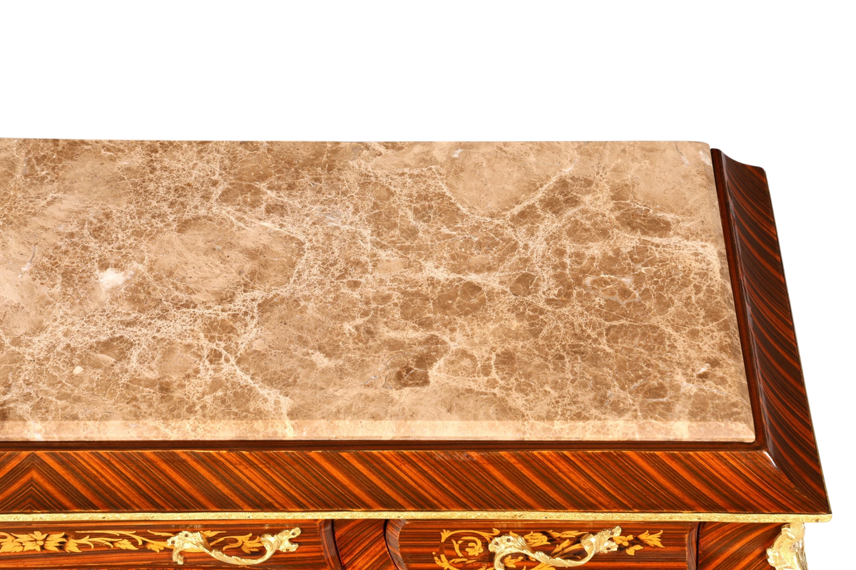 Traumhafte Barock Stil Konsolen Tisch Marmor Antik Stil Intarsien Konsole