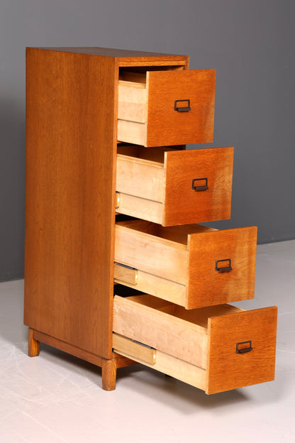 Mid Century Aktenschrank Bauhaus Vintage Apothekerschrank Schubladenkommode Vertiko Retro