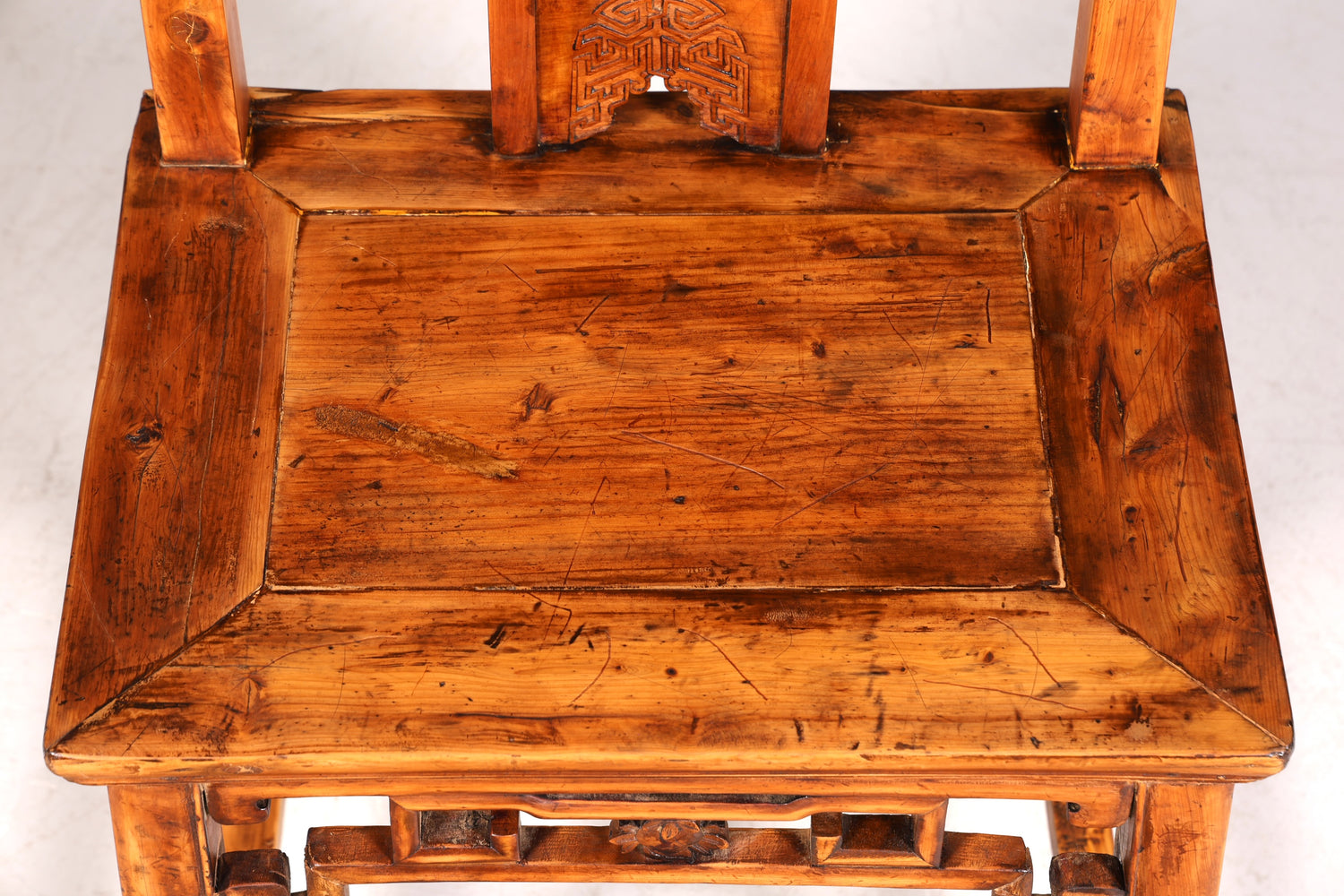 Beautiful Chinese chair, Ming style, Qing Dynasty wooden chair, Asian antique secretary chair