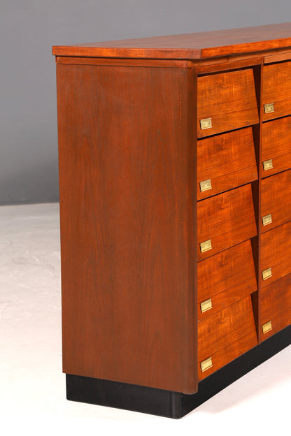 G112 Finish Wunderschöne Mid Century Kommode Vintage Bauhaus Apotheker Schrank Retro Schubladenkommode