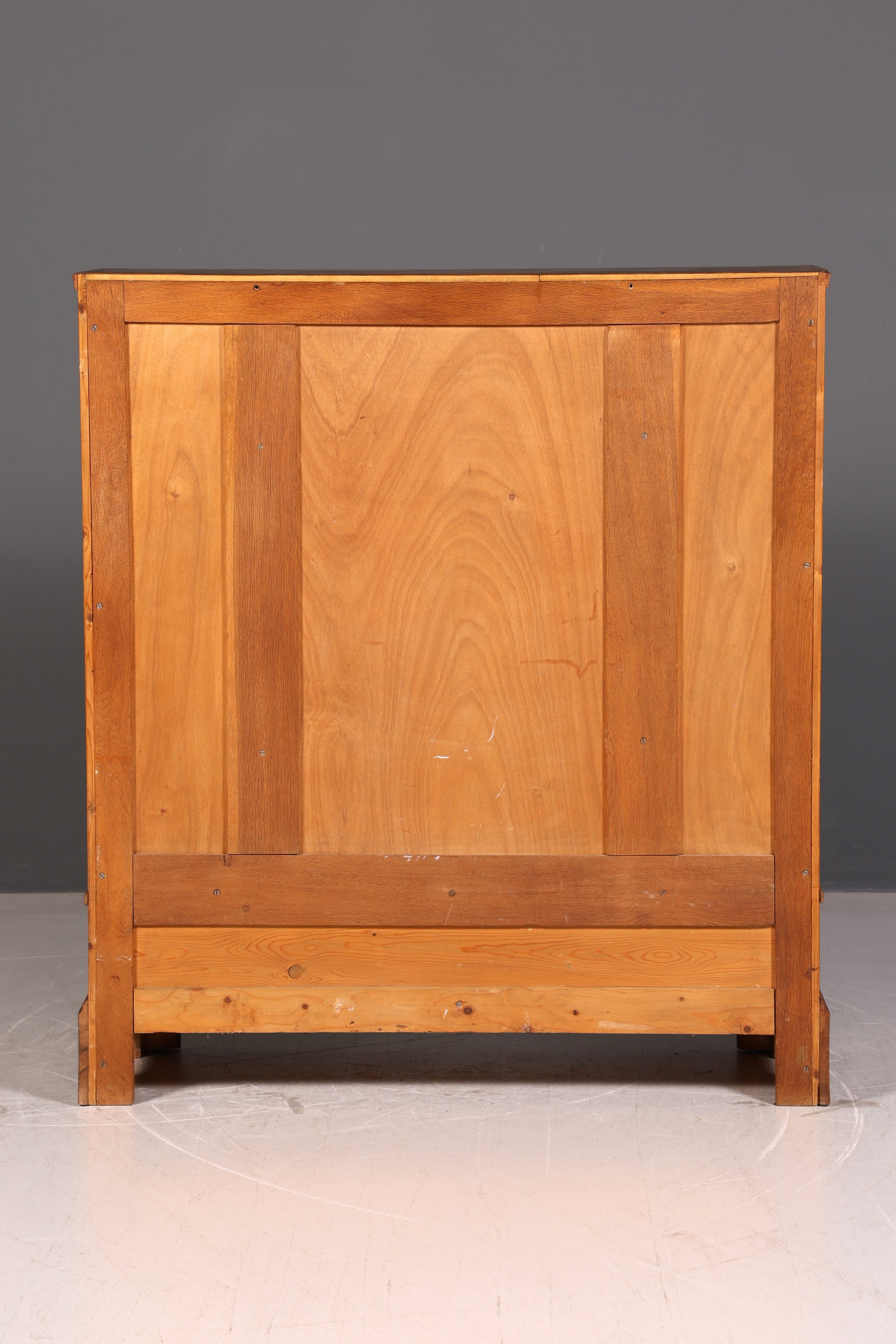 Traumhafte Jugendstil Vitrine Eiche Bücherschrank Antik Schrank Geschirrschrank Glasvitrine um 1900 Vintage