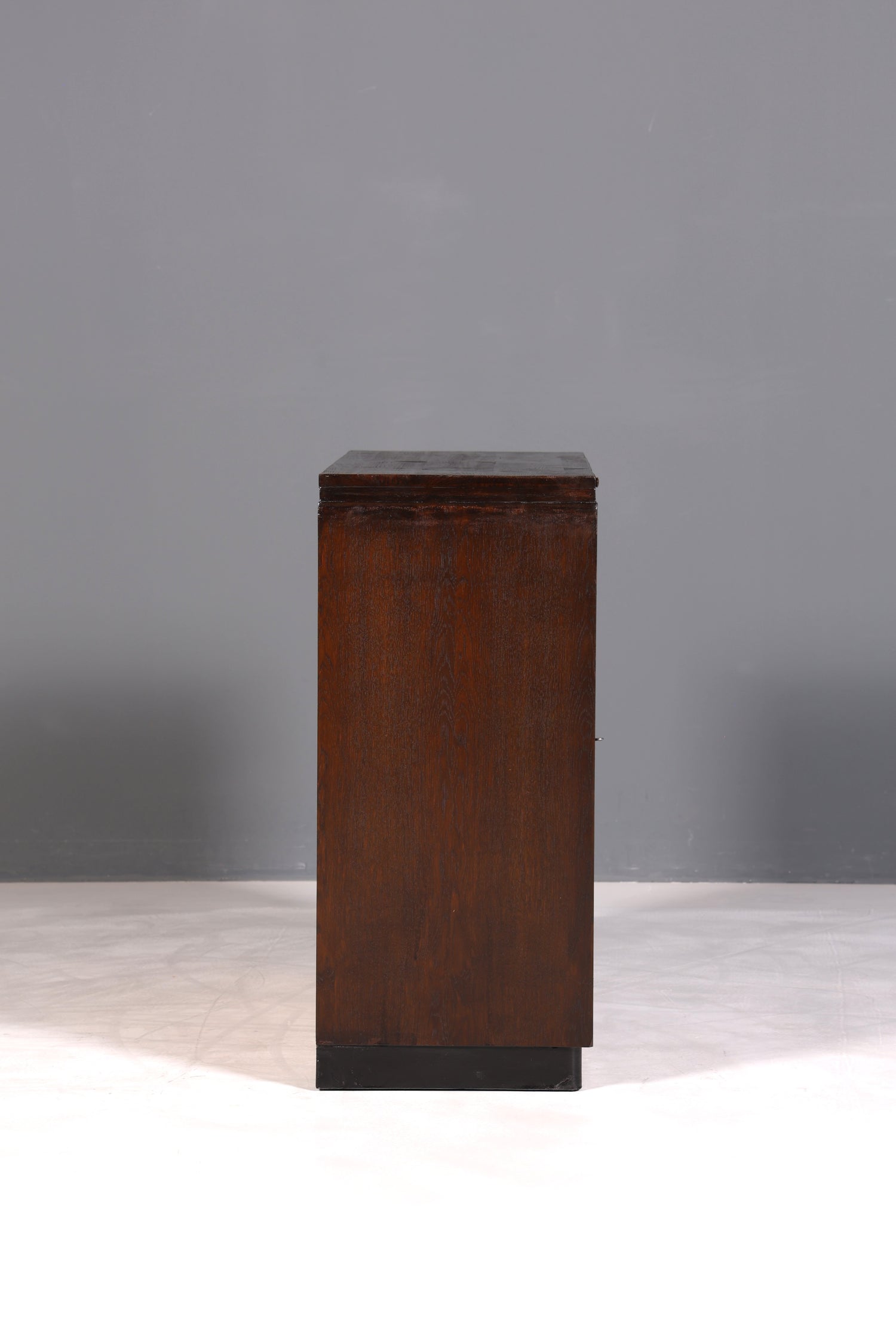 F897 Finish cm Schlichter Mid Century Rollladenschrank Bauhaus Apothekerschrank Art Deco Büro Aktenschrank