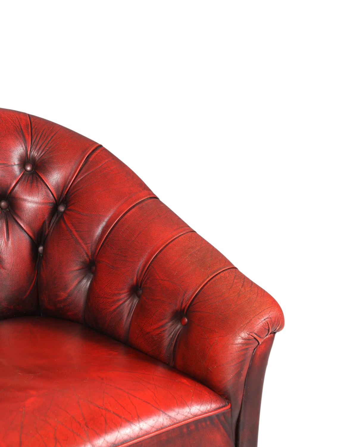 F845 Finish Stilvoller Original Chesterfield Sessel Englischer Armlehnsessel Englisch Herrensessel