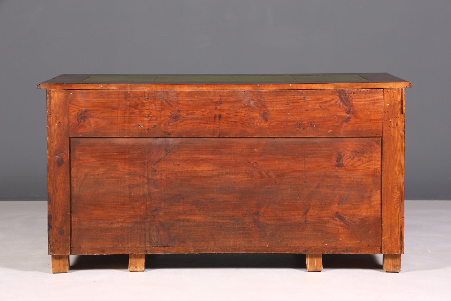 F896 Finish cm Traumhafter Gründerzeit Schreibtisch Jugendstil Bürotisch echt Holz Antik Desk Tatzen Löwenfüße