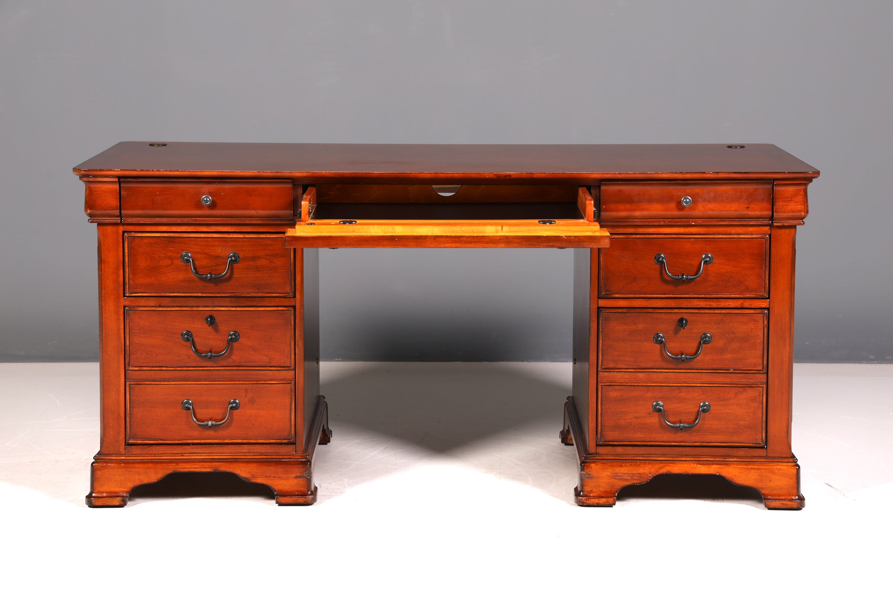 Wunderschöner Englischer Schreibtisch Liberty Furniture  Bürotisch Antik Office Desk