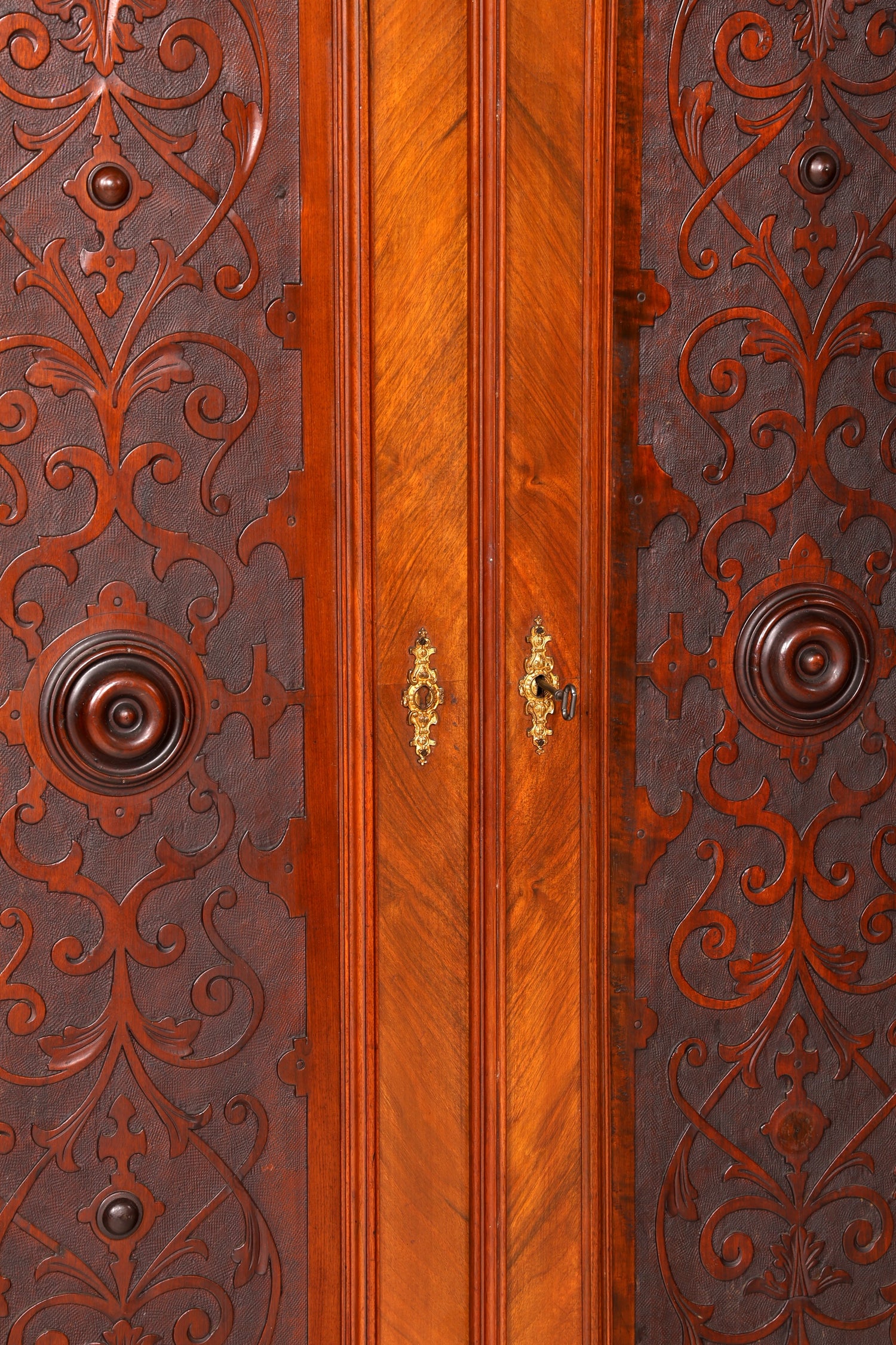 Beeindruckender Gründerzeit Schrank um 1880 Kleiderschrank Antik Jugendstil Wäscheschrank Dielenschrank