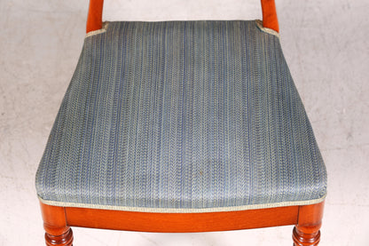 Traumhafter Stuhl im Biedermeier Stil echt Holz Sekretär Stuhl Antik Stil Esszimmer Stuhl 1 von 2