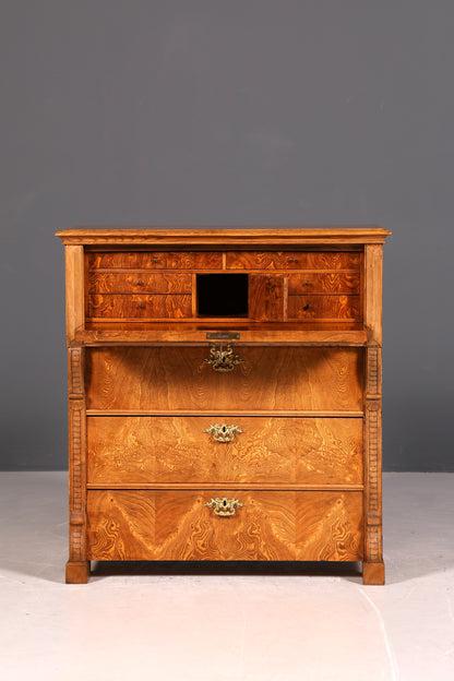 Stilvoller Gründerzeit Sekretär Kommode Jugendstil Schubladenkommode Antik Vertiko