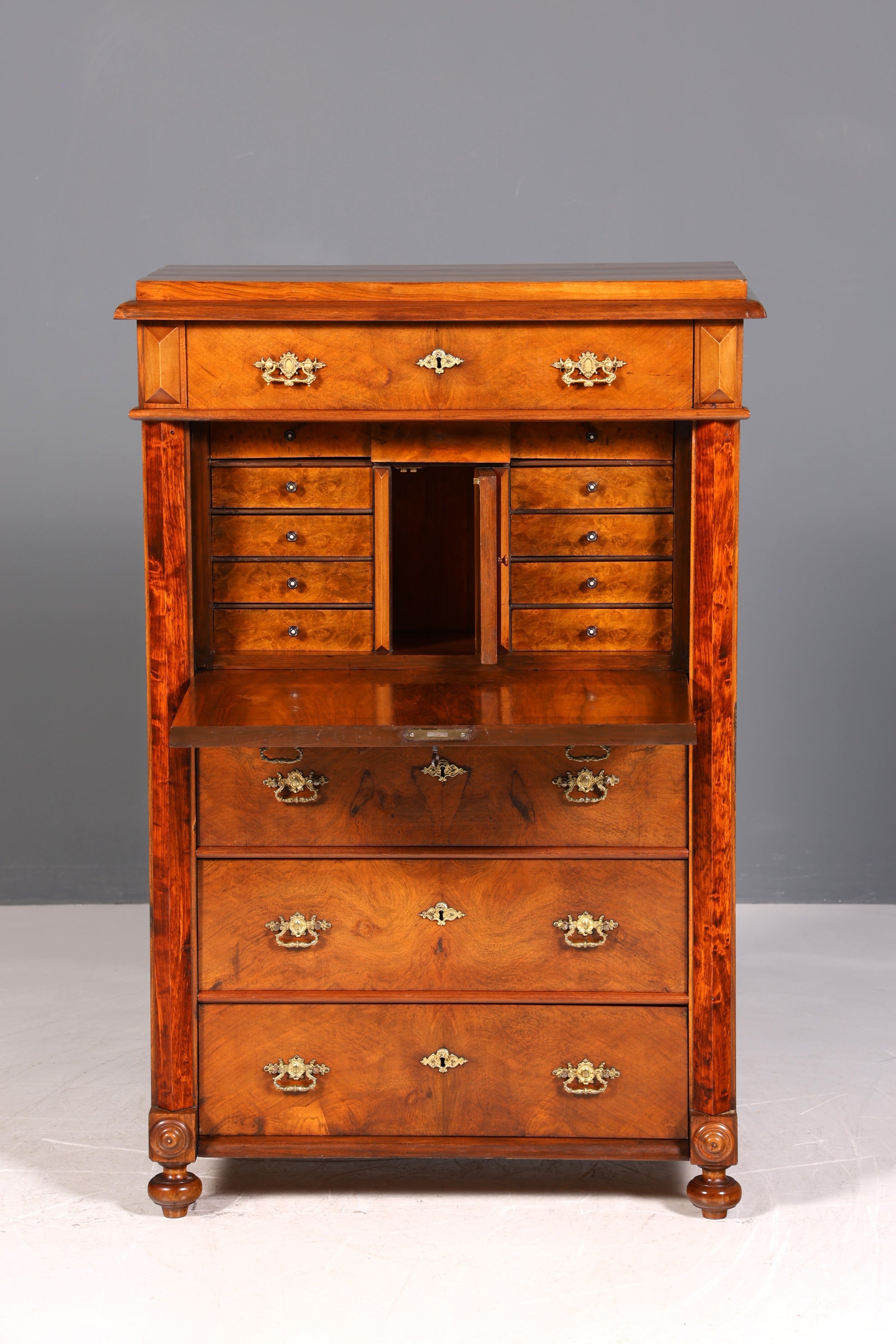 Wunderschöner Gründerzeit Sekretär Kommode Jugendstil Schubladenkommode Antik Vertiko