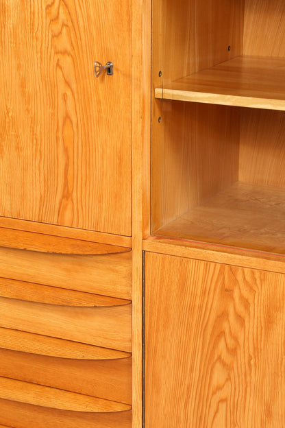 Wunderschöner Original Hellerau Schrank Mid Century Vitrine Franz Ehrlich 602 Kommode Bücherregal