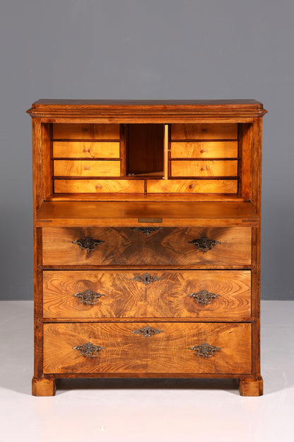 F830 Finish Wunderschöner Gründerzeit Sekretär Kommode Jugendstil Schubladenkommode Antik Vertiko