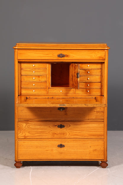 G680 Finish EIN 3D BILD FOLGT Edler Gründerzeit Sekretär Vertiko Highboard Louis Philippe Kommode um 1880 (Kopie)
