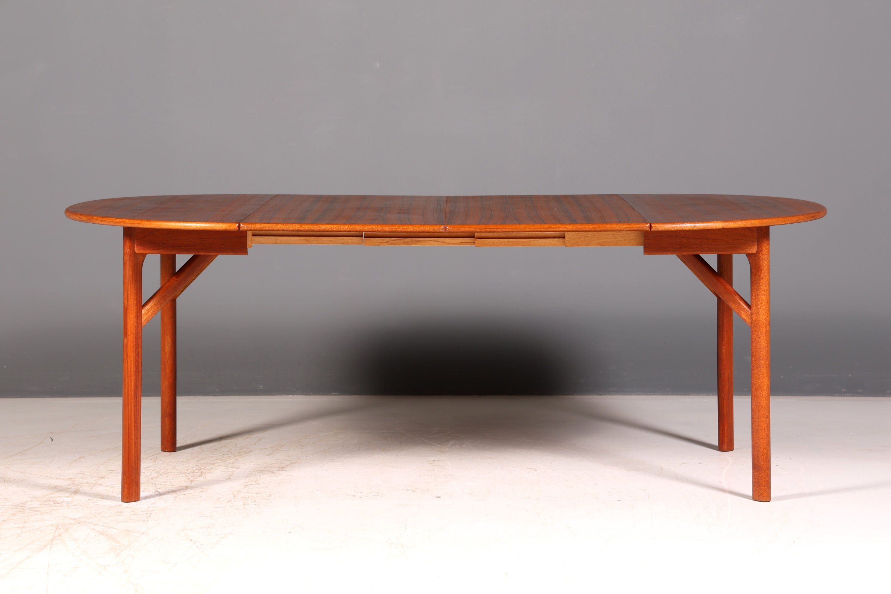 Traumhafter Mid Century Esstisch ausziehbar Danish Design Teak Holz Küchentisch Esszimmer Tisch