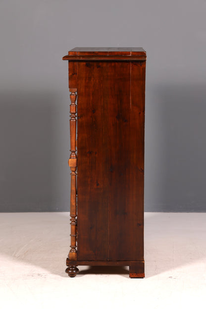 G782 Finish Wunderschöner Gründerzeit Sekretär Kommode Jugendstil Schubladenkommode Antik Vertiko (Kopie)
