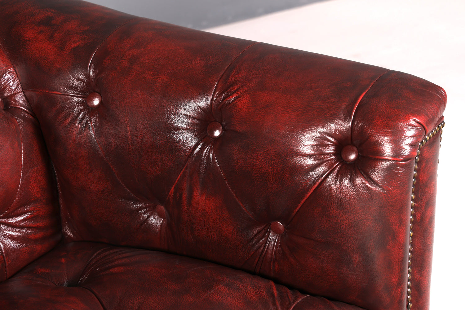 G137 Finish Stilvoller Original Chesterfield Sessel Englischer Armlehnsessel Englisch Herrensessel
