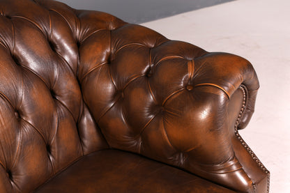 Wunderschöne Original Chesterfield Centurion 2-Sitzer Couch Englisches echt Leder Sofa UK
