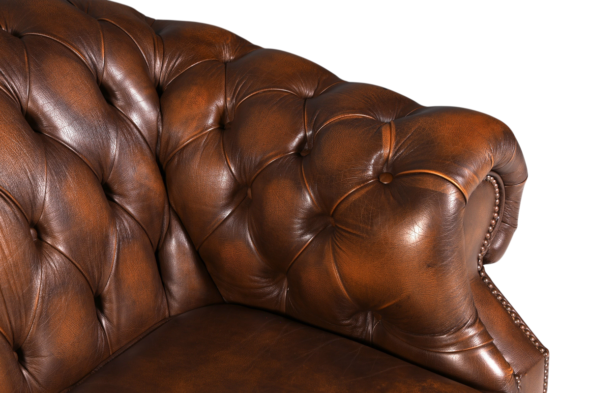 Wunderschöne Original Chesterfield Centurion 2-Sitzer Couch Englisches echt Leder Sofa UK