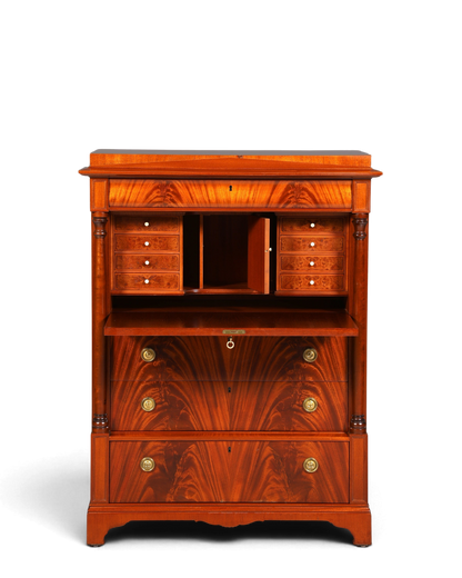 Stilvoller Original Biedermeier Sekretär Englisch Kommode Antik Bürokommode