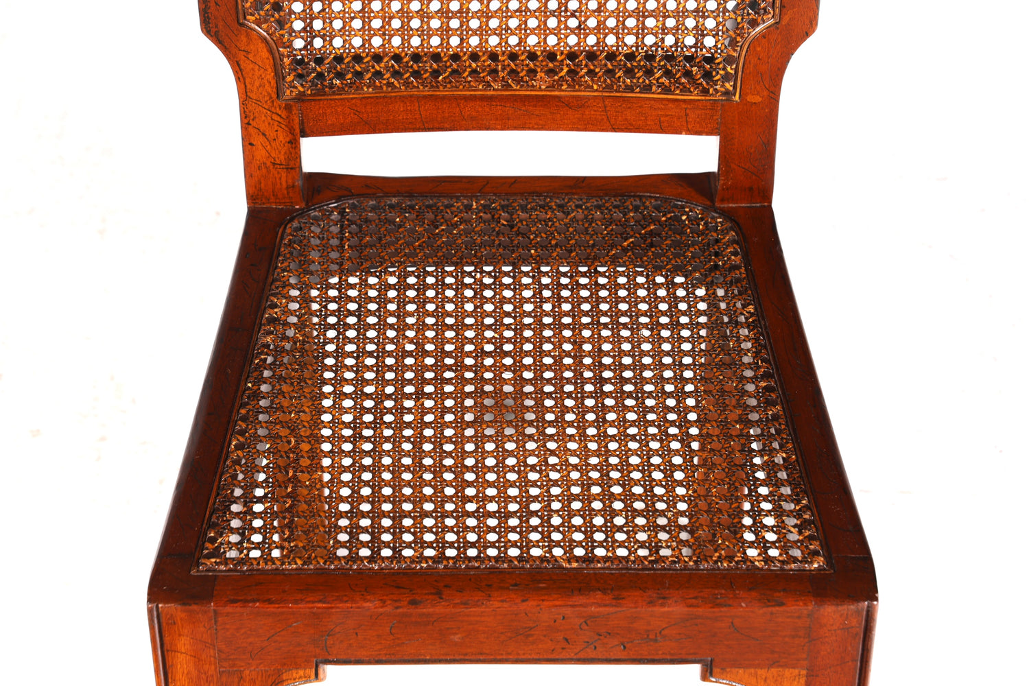 Wunderschöner Antik Stuhl Korbgeflecht Schreibtisch Stuhl Wiener Geflecht Sekretär Stuhl Gründerzeit Küchenstuhl