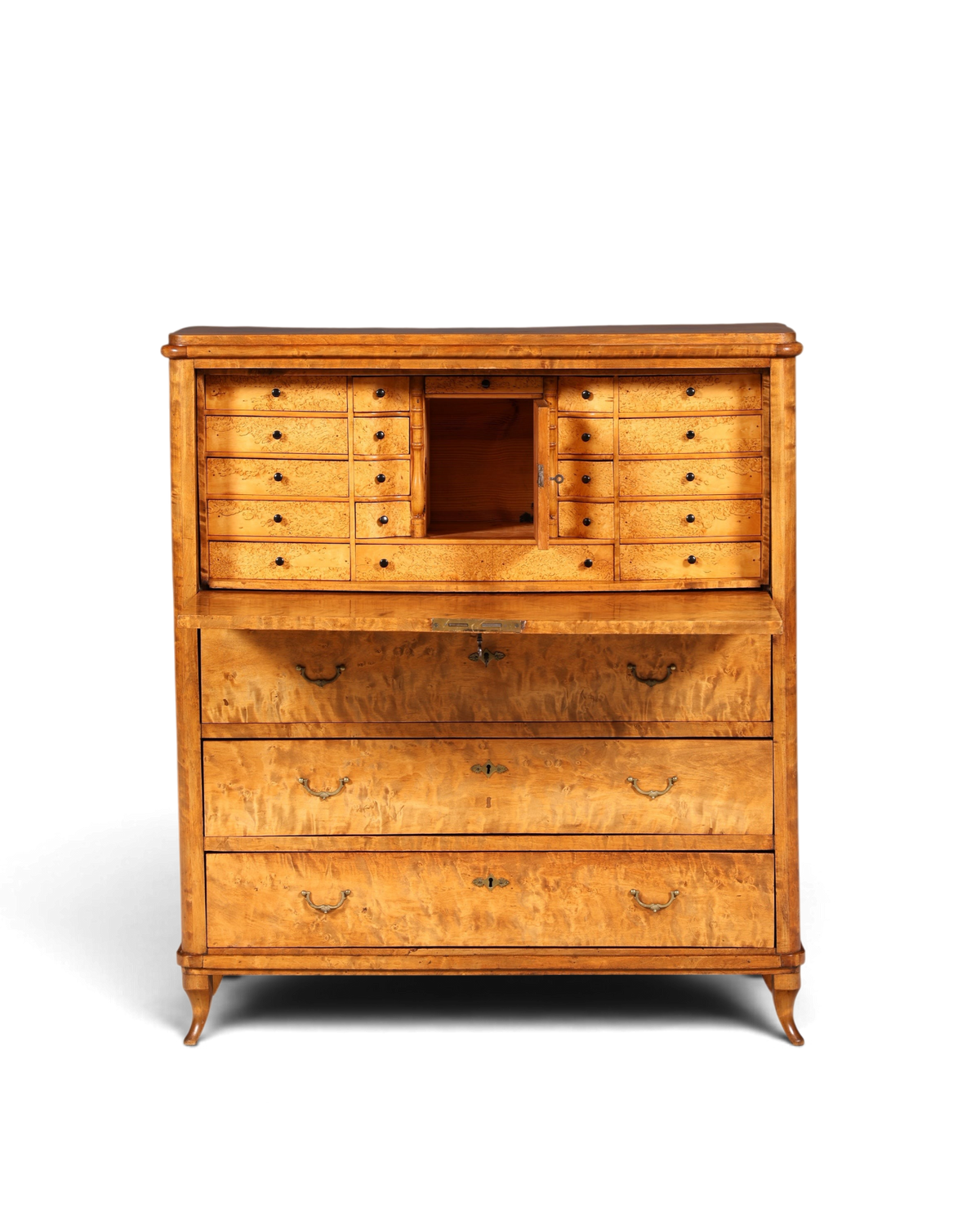 Traumhafter Sekretär im Biedermeier Stil um 1930 Schreibmöbel echt Holz Vertiko Kommode Schubladenkommode