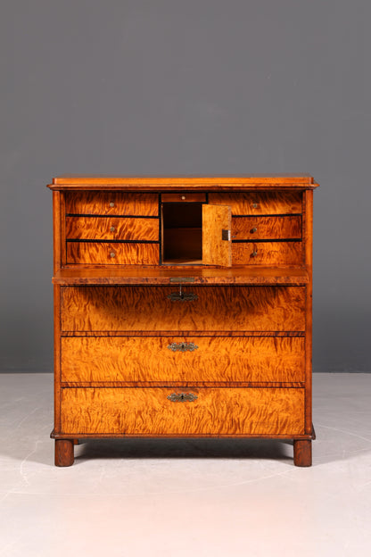 Wunderschöner Biedermeier Sekretär Gründerzeit Vertiko Antik Kommode Schreibkommode