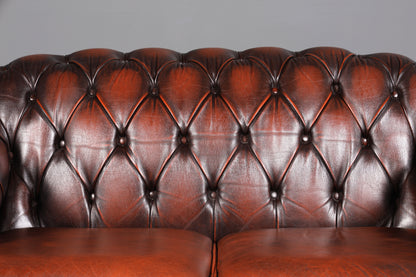 Wunderschöne Original Chesterfield Centurion 2-Sitzer Couch Englisches echt Leder Sofa UK