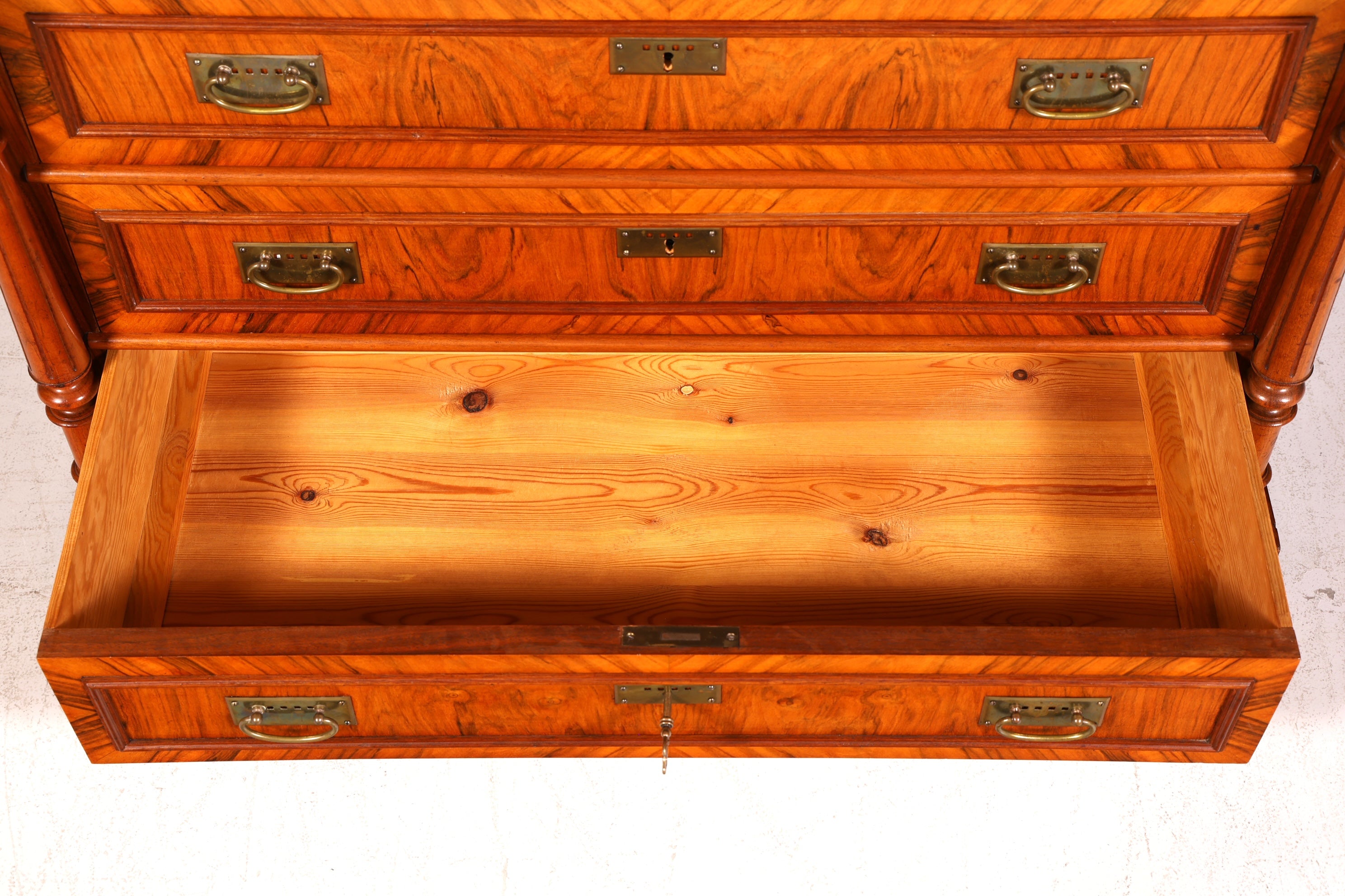 Wunderschöne Gründerzeit Kommode Louis Philippe Antik Sideboard Schubladenkommode Wäschekommode 1890