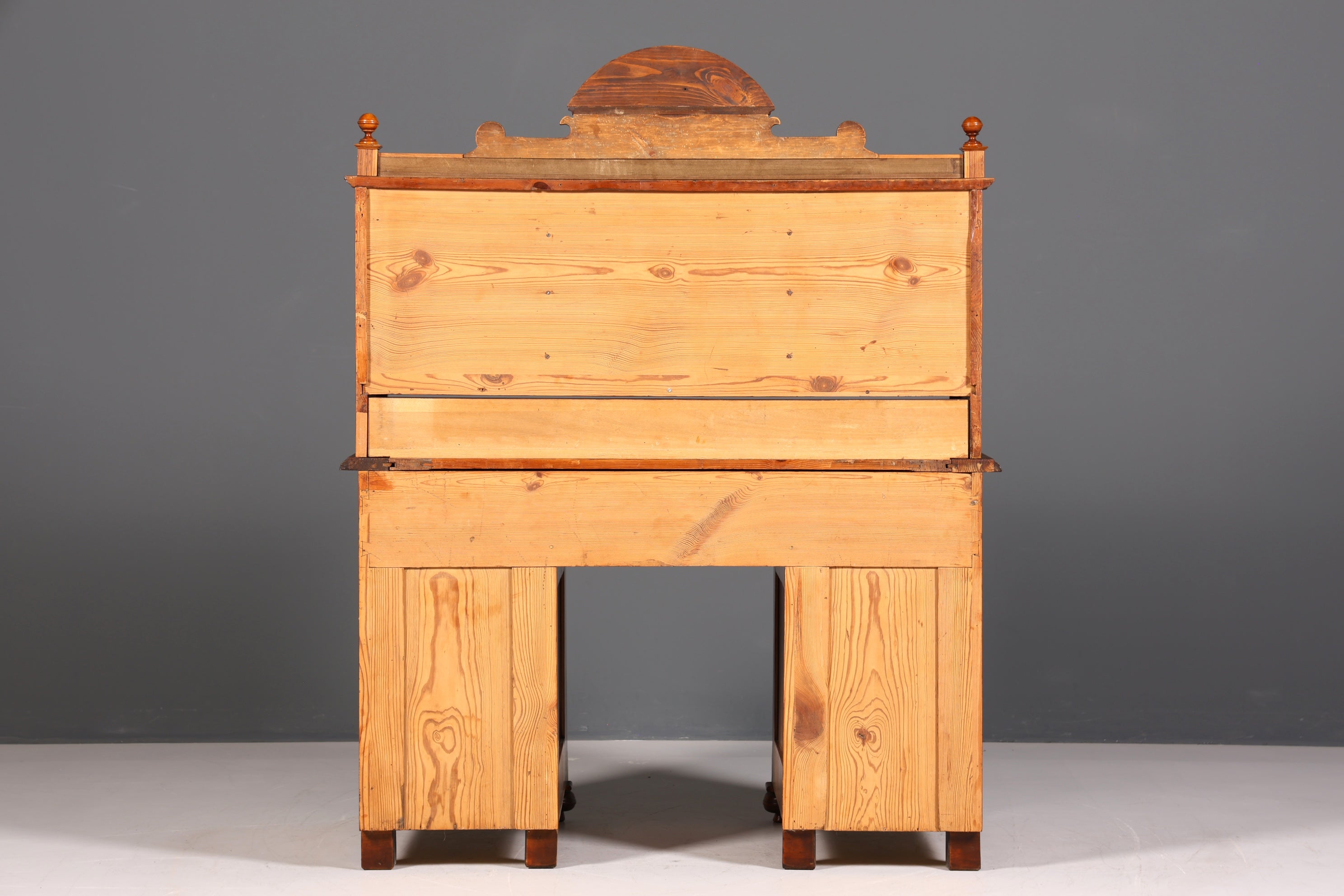 Traumhafter Gründerzeit Schreibtisch mit Aufsatz Jugendstil Bürotisch echt Holz Antik Office Desk