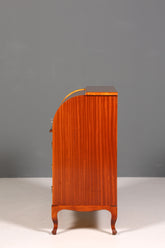 Wunderschöner Mid Century Rollladen Sekretär echt Holz Büro Schrank Vintage Schreibkommode 60s