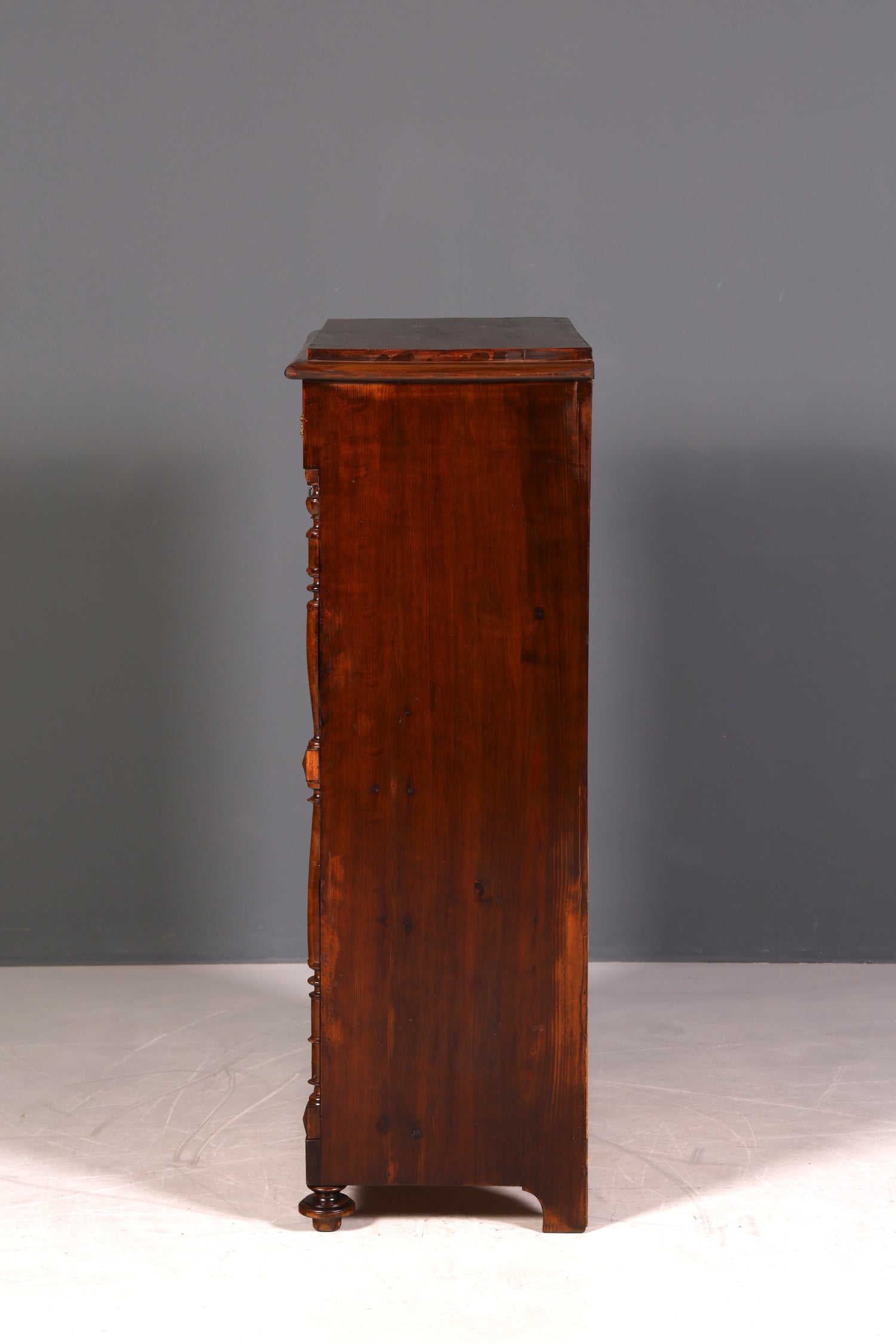 Wunderschöner Gründerzeit Sekretär Vertiko Highboard Louis Philippe Kommode Sekretär Schrank um 1880