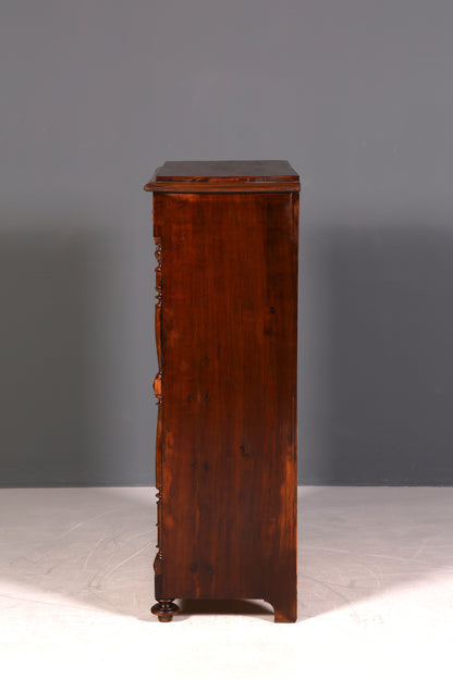 Wunderschöner Gründerzeit Sekretär Vertiko Highboard Louis Philippe Kommode Sekretär Schrank um 1880