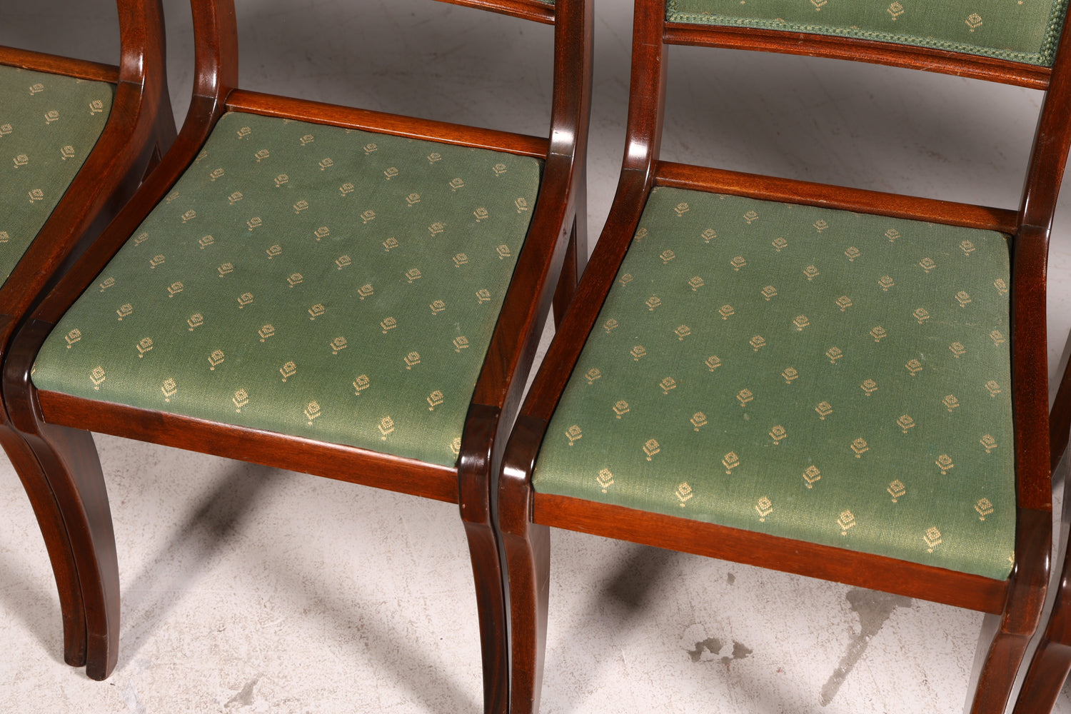 6x Elegant English Dining Chairs 60s Kitchen Chairs Dining Room Chairs Chair Set