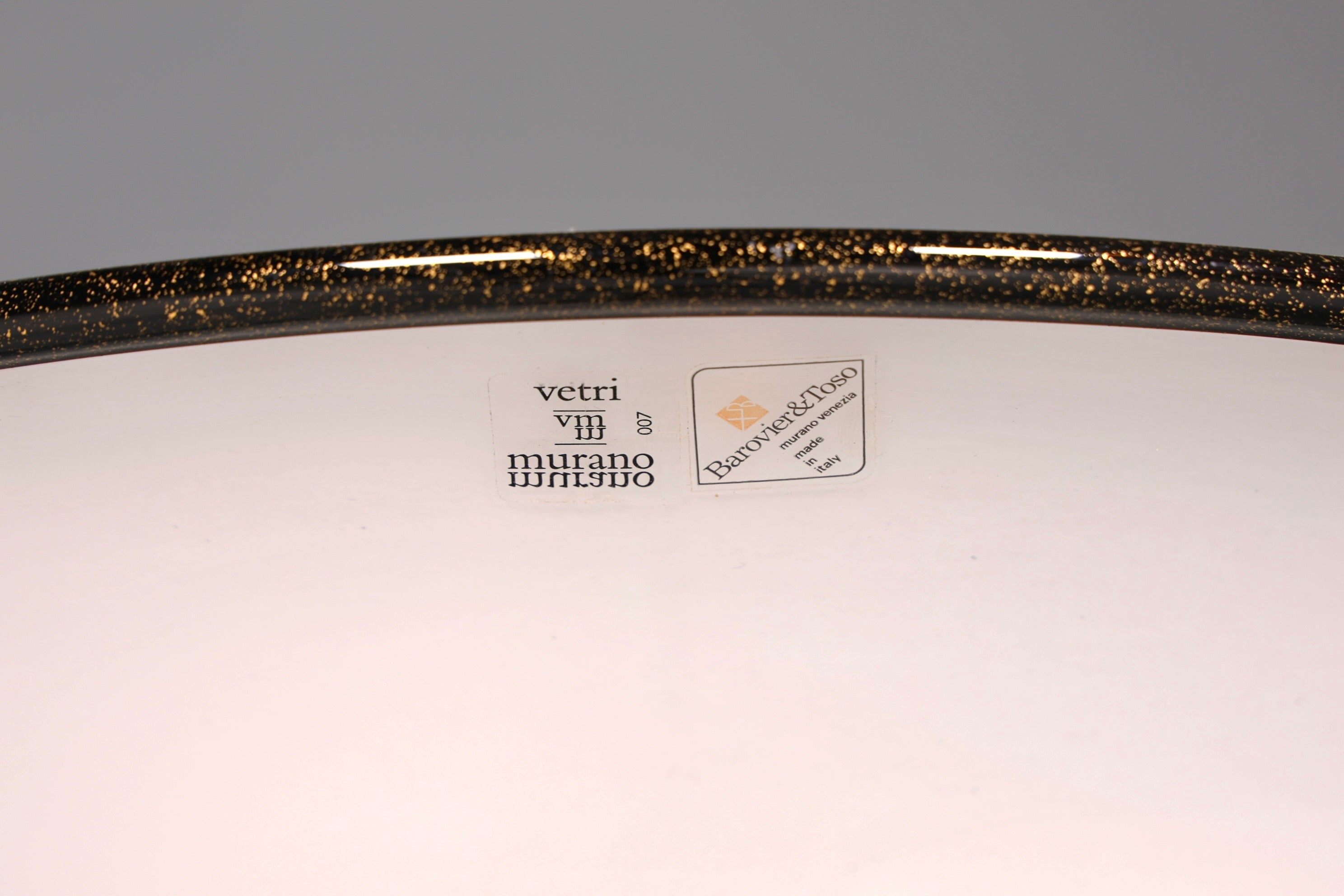 Wunderschöne Italienische Stehlampe der Marke Barovier &amp; Toso Muranoglas Lampenschirm Deckenfluter Standlampe 1 von 2