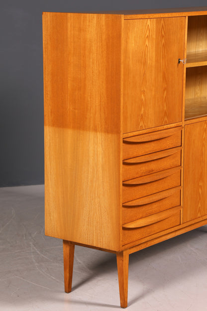 G246 Finish Traumhafter Mid Century Highboard Retro Vitrine 60er Jahre Schrank Kommode (Kopie)