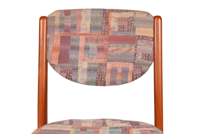 Schlichter Mid Century Stuhl Retro Esszimmer Stuhl Danish Design Küchenstuhl Teak Holz Sekretär Stuhl 2 von 2